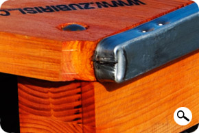 Zubiri Bandeja con patas de madera para prefabricados de hormigón